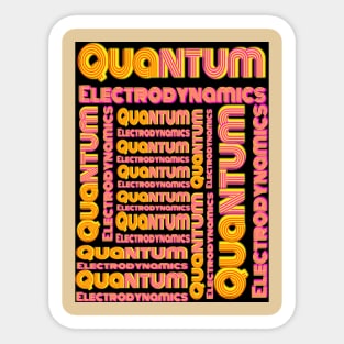 Quantum Electrodynamics Sticker